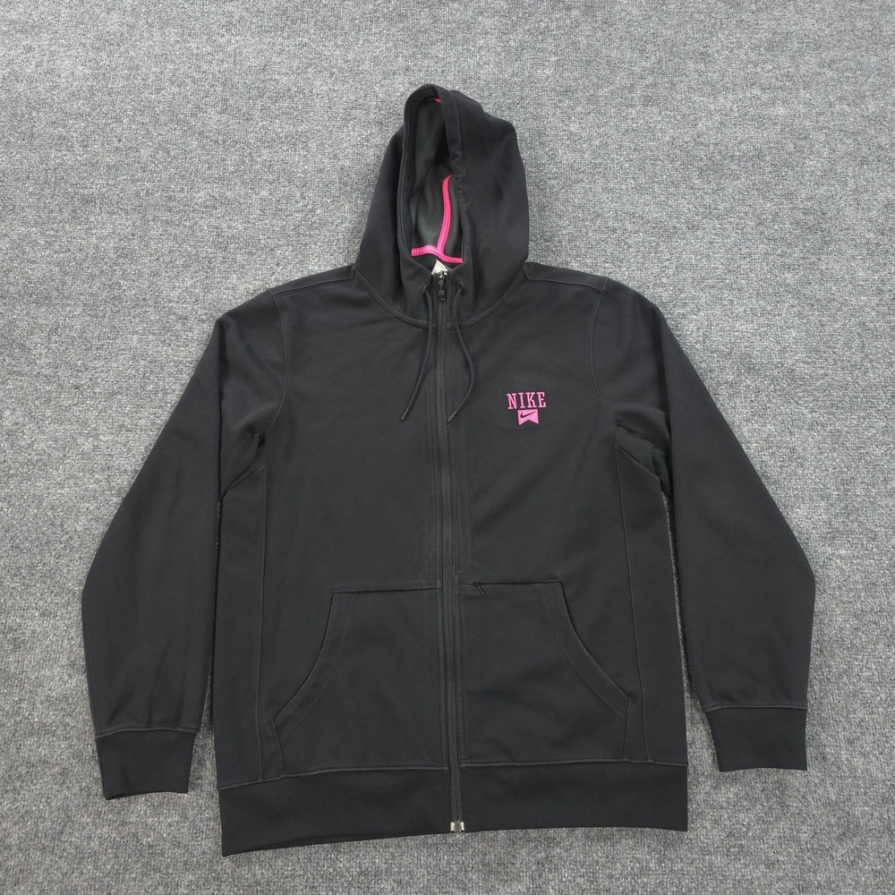 Nike Hoodie Womens Medium Black Storm-FIT Tech Fleece‎ Run Gym Sports Jacket